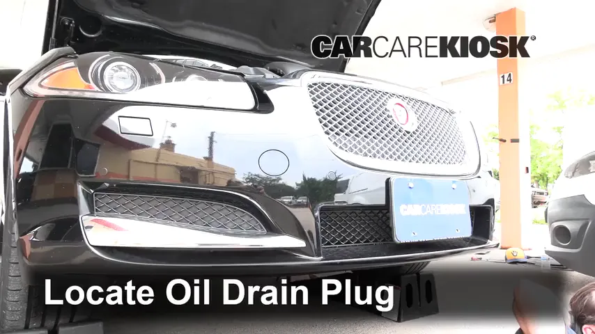 2015 Jaguar XF Sport 3.0L V6 Supercharged Aceite Cambiar aceite y filtro de aceite